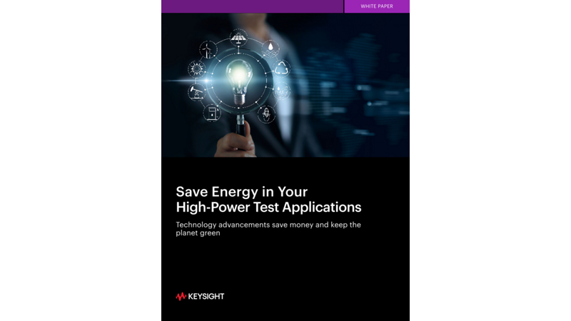 Save Energy in Your High-Power Test Applications